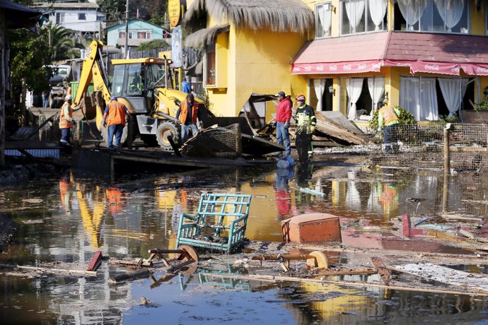 Daños provocados por el terremoto en Coquimbo