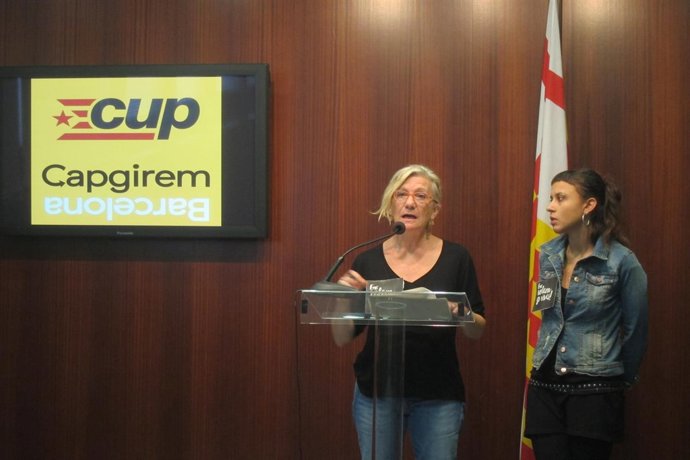 Maria José Lecha y Maria Rovira (CUP)