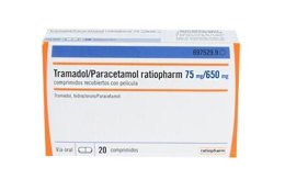 Tramadol/paracetamol con miligramos/650 miligramos 