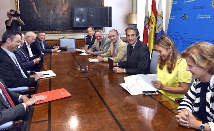 Reunión Ayuntamiento de Santander- entidades financieras