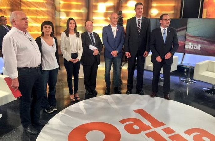 Debate de candidatos a las elecciones catalanas 27S de 2015