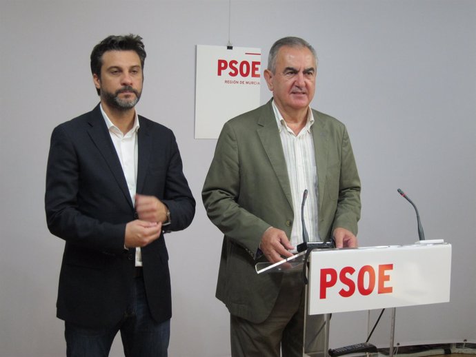 Joaquín López y Rafael González Tovar, en la rueda de prensa