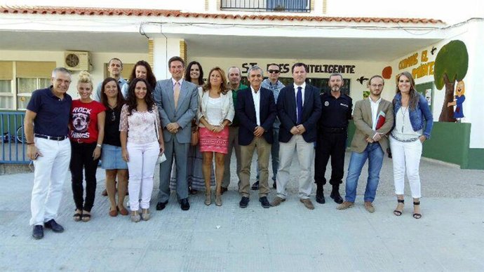 Presentación del camino escolar seguro al colegio José Plata.