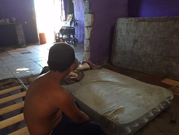 Familias de la vereda del Cerero, en Alcalá de Guadaíra (Sevilla).