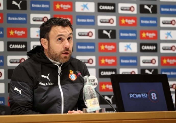El técnico del Espanyol, Sergio González