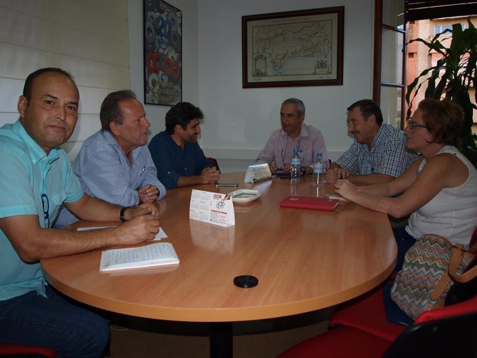 Reunión entre CCOO y el concejal Rafael del Castillo
