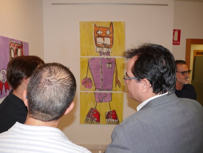 Inauguración de la exposición de Ramón Francos, 'Marranadas'