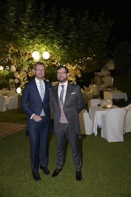 Javier Maroto y su esposo José Manuel Rodríguez
