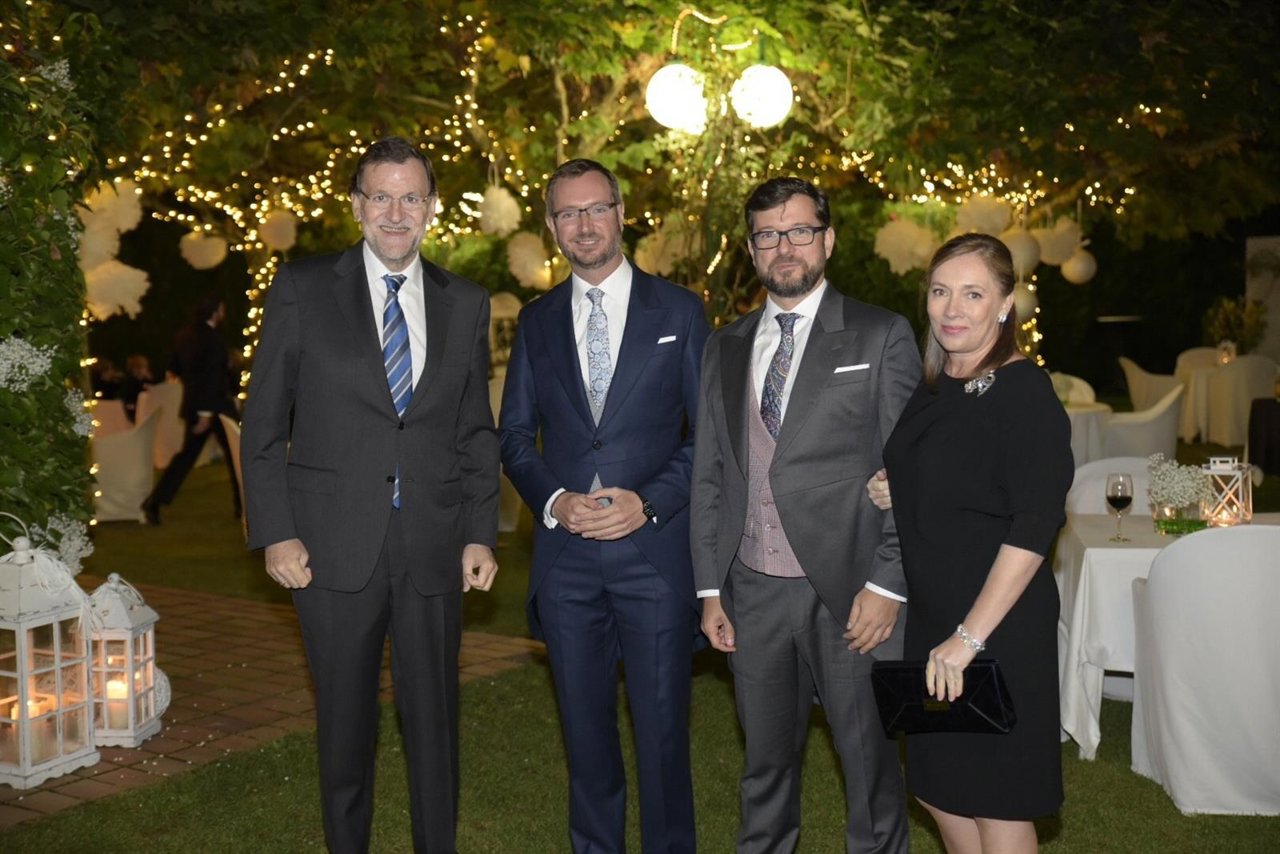Rajoy en la boda de Maroto