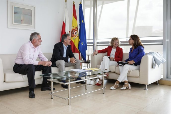 Reunión Díaz Tezanos y Vidal de la Peña