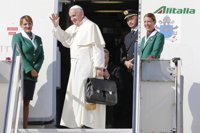 El Papa Francisco vuela ya con destino a Cuba