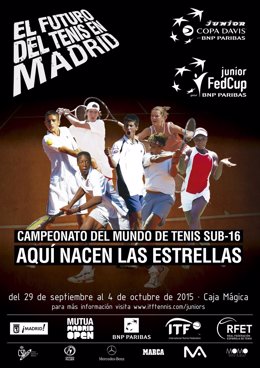 Cartel de presentación de la Copa Davis Junior