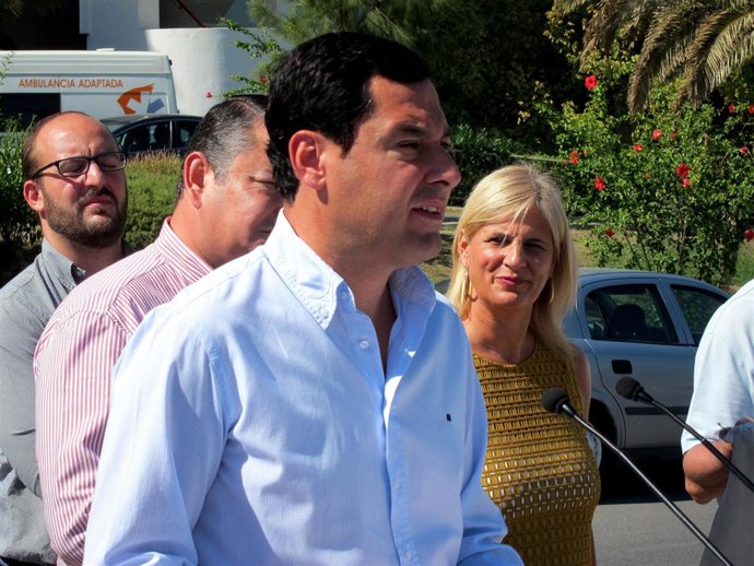 Juanma Moreno, presidente del PP andaluz