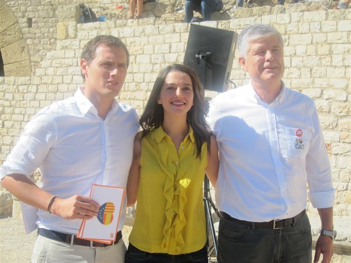 A.Rivera, I.Arrimadas y M.Alonso, C's