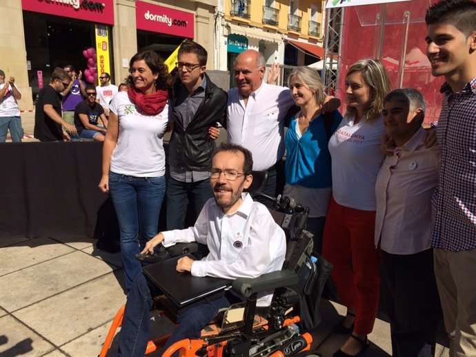 I.Errejón, L.Rabell, D.Camats, S.Vila, N.Lozano, T.Galeano, A.Calero P.Echenique