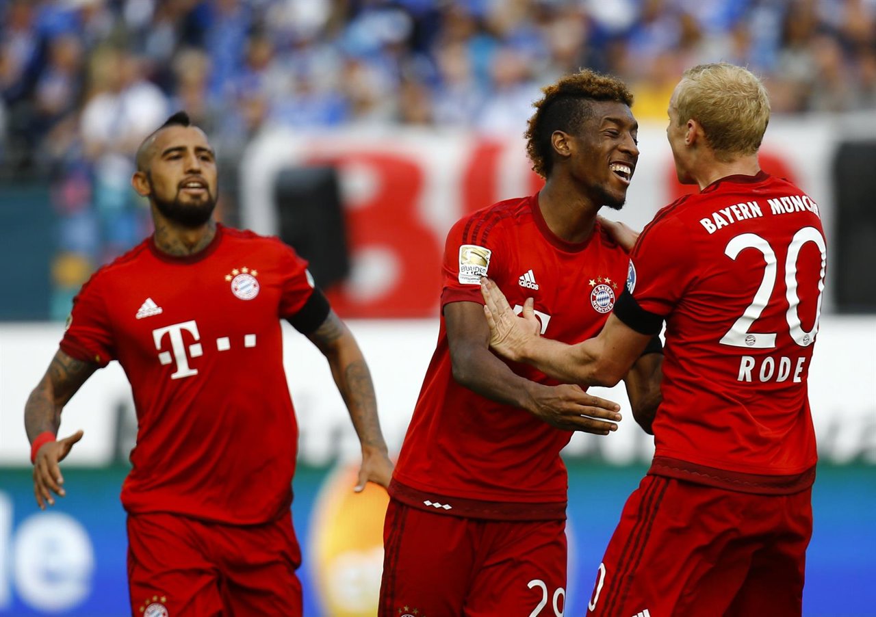 Bayern Munich Coman Rode Arturo Vidal