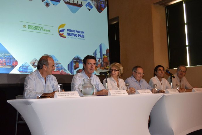 José Manuel Soria se reúne con sus homólogos colombianos en Cartagena de Indias