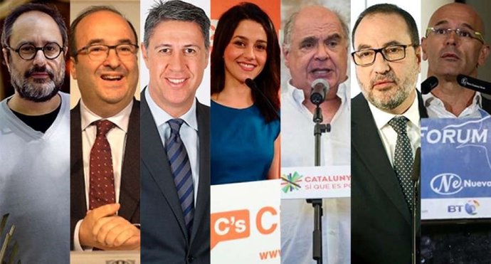 Candidatos de las elecciones catalanas del 27S de 2015