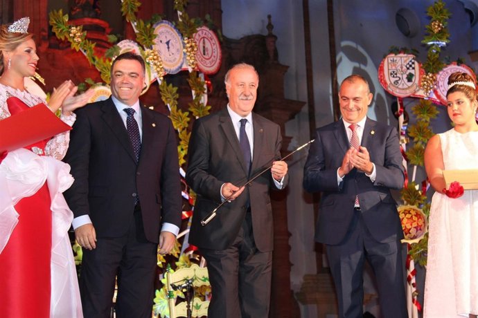 Vicente del Bosque, capataz de la Fiesta de la Vendimia de La Palma del Condado