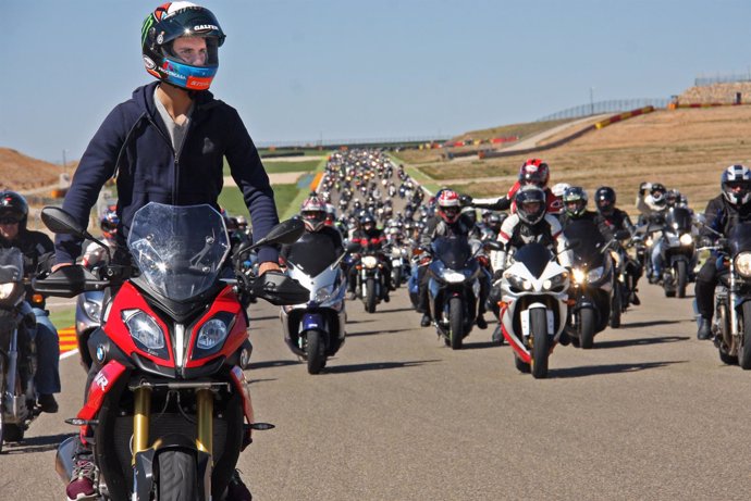 La III Ruta Motera de Aragón Radio reúne a cerca de 4.000 motociclistas.