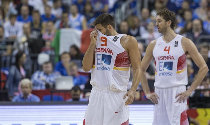 España vs Italia, Pau Gasol , Felipe Reyes 