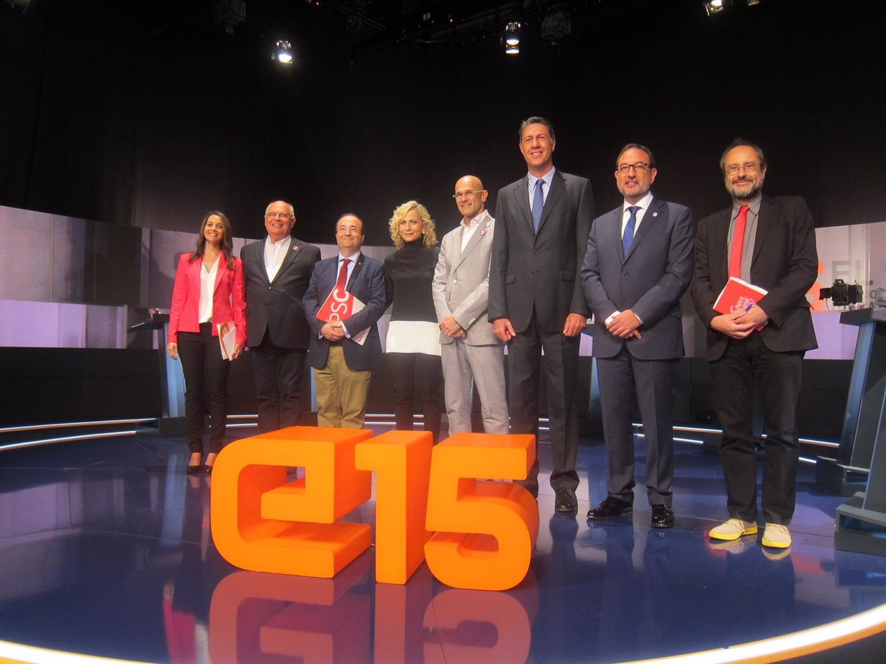 Candidatos a las elecciones catalanas del 27S de 2015
