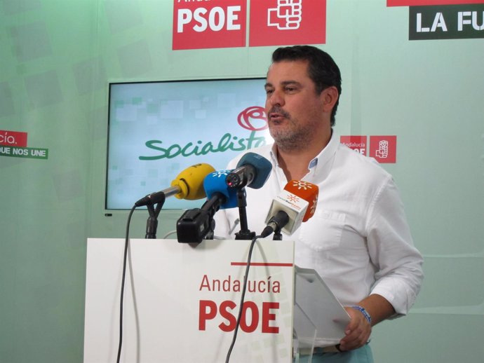 El secretario de Organización del PSOE de Huelva, Jesús Ferrera. 