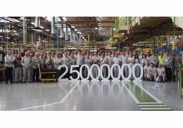 Caja de cambios número 25 millones de la factoría  de Renault en Sevilla