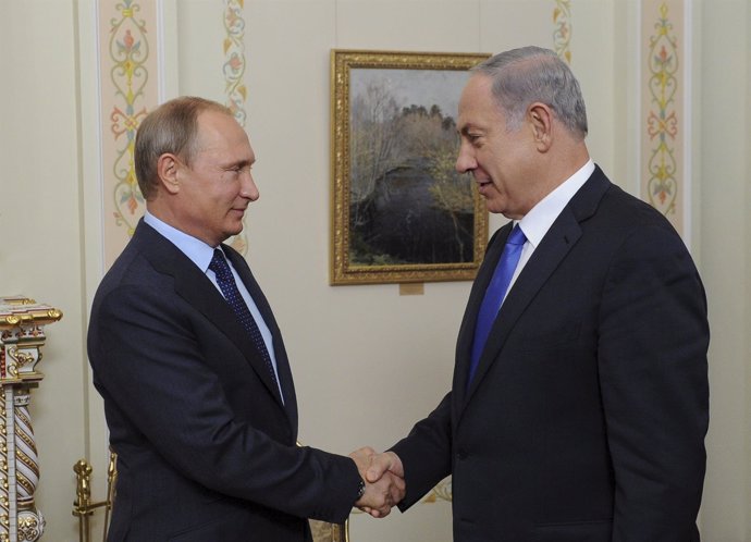 Reunión del presidente Vladimir Putin y del primer ministro Benjamin Netanyahu