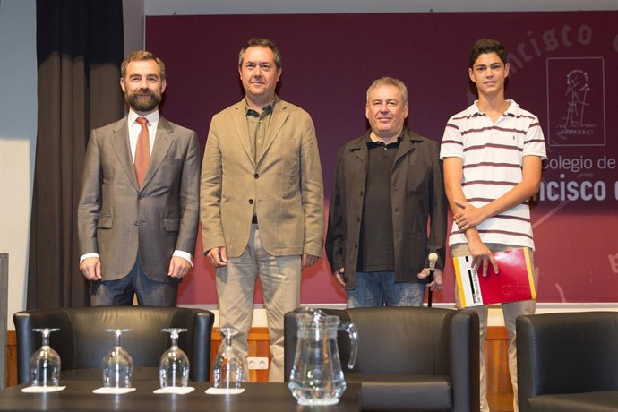 Luis Rey, Juan Espadas, Benito Caetano y Rafael González