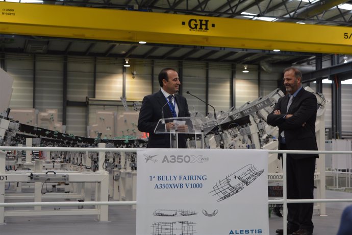 Alestis entrega la primera 'belly fairing' del A350-1000