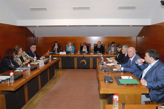 La vicepresidenta en el Parlamento