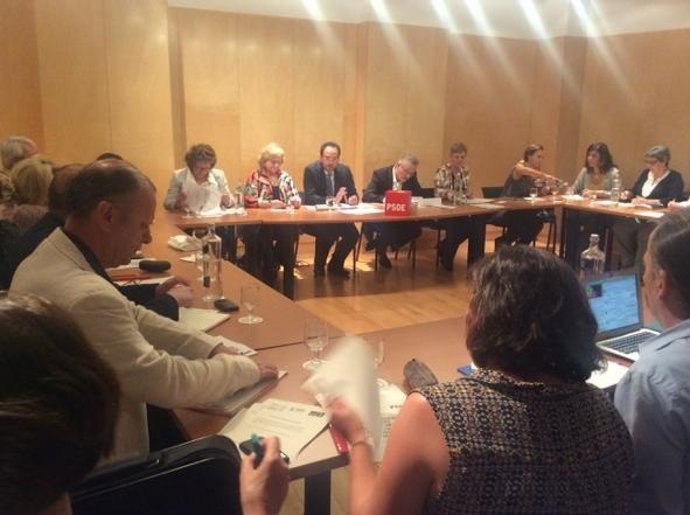 Reunión del Grupo Socialista en el Congreso con ONG