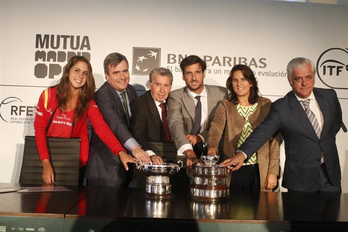 Presentación de las ediciones junior de la Copa Davis y la Copa Federación