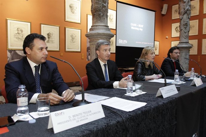 Benito Tesier, Victor Iglesias, Marta Gascón y David Romeral