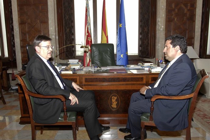 Ximo Puig y Javier Moliner