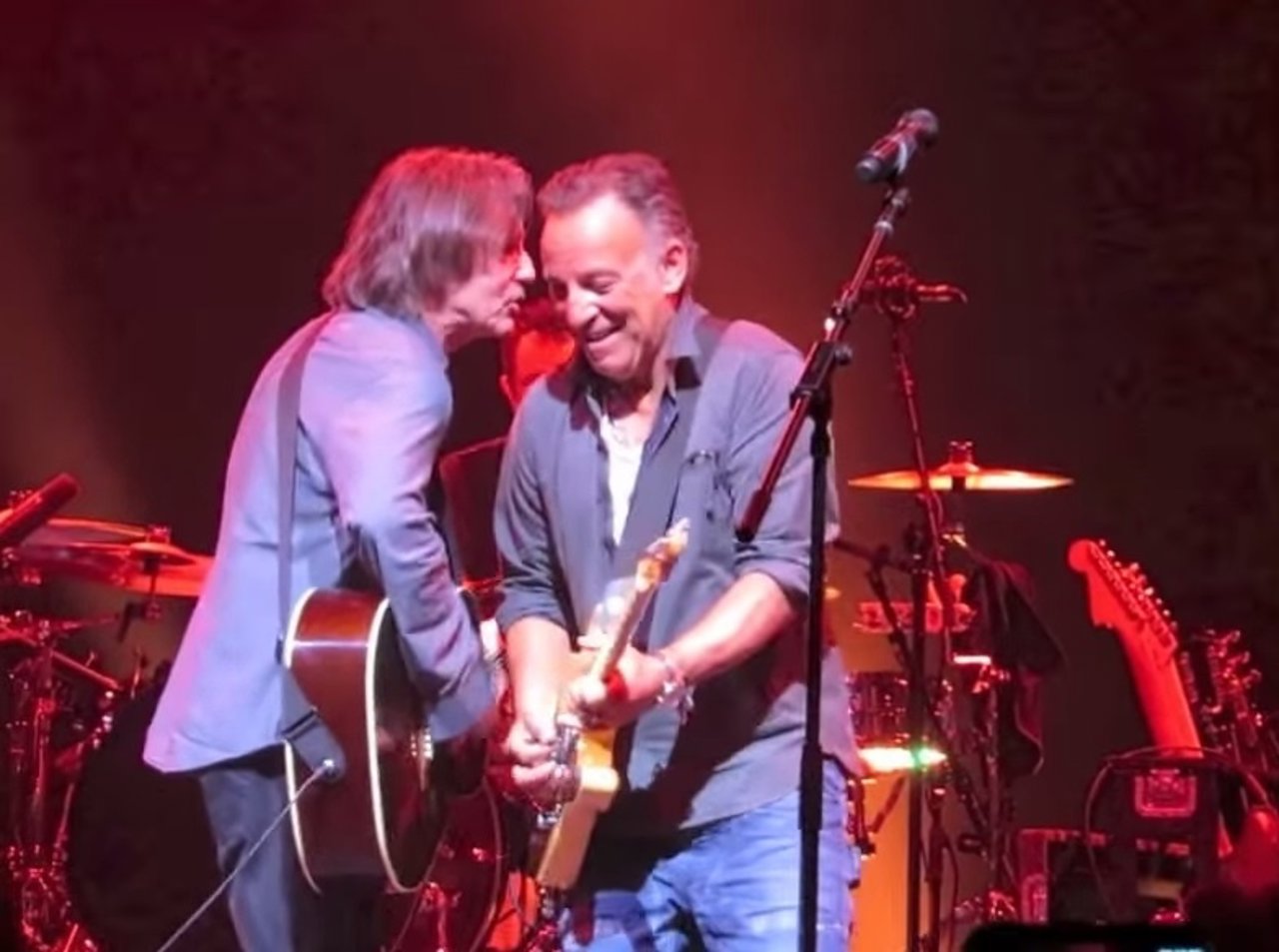 Jackson Browne y Bruce Springsteen