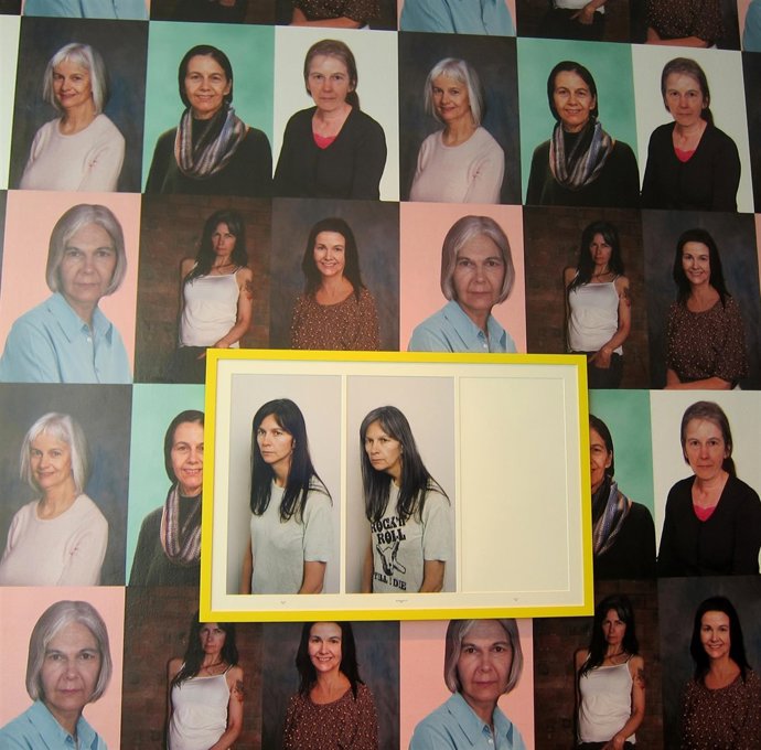 Una de la sobras de Gillian Wearing expuestas en el IVAM