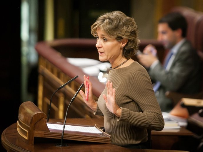 Isabel García Tejerina, en el Congreso