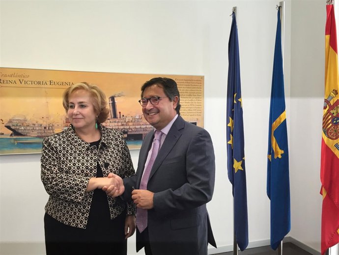 Laureano Lourido, a la derecha