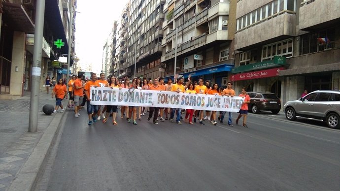 Manifestación de ese verano en apoyo a José Javier Paulano