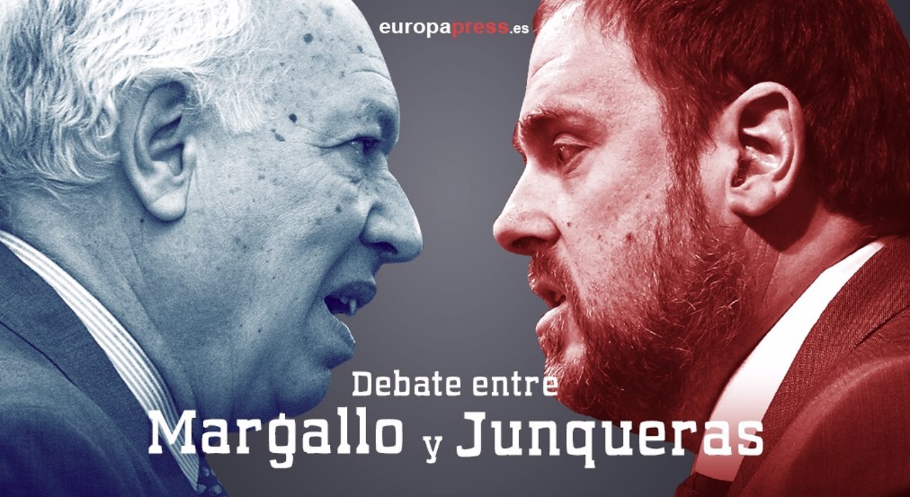 Debate entre José Manuel García-Margallo y Oriol Junqueras