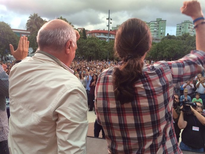 Lluís Rabell y Pablo Iglesias