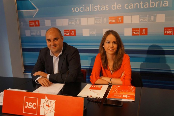 Rueda de prensa de Juventudes Socialistas de Cantabria