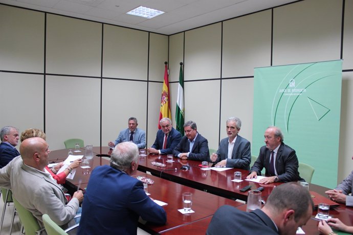 Reunión de Salud y el Consejo Andaluz de Enfermería
