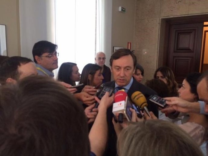 El portavoz del PP en el Congreso, Rafael Hernando