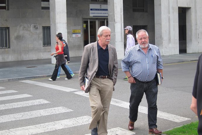 Justo Rodríguez Braga y Antonio Pino