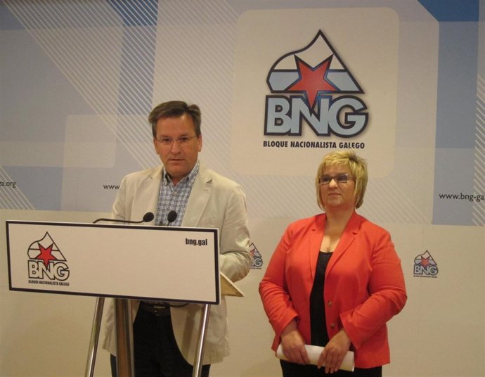 Xavier Vence y Tereixa Paz (BNG)