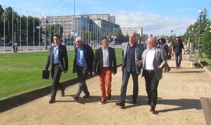 A.Altafaj(Govern)E.Maragall(MES)R.Tremosa(CDC)R.Romeva(JPS)J.M.Terricabras(ERC)