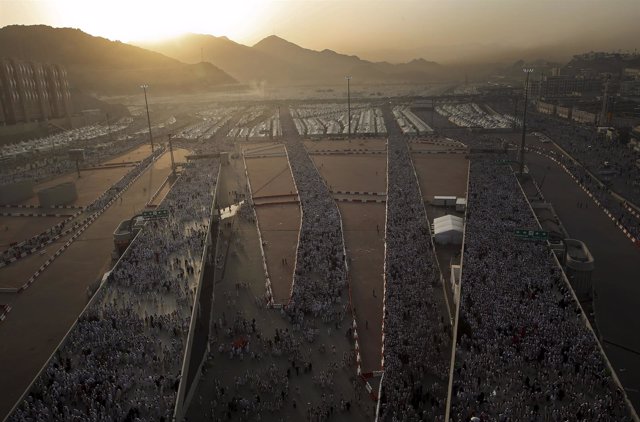 Musulmanes en la peregrinación a La Meca